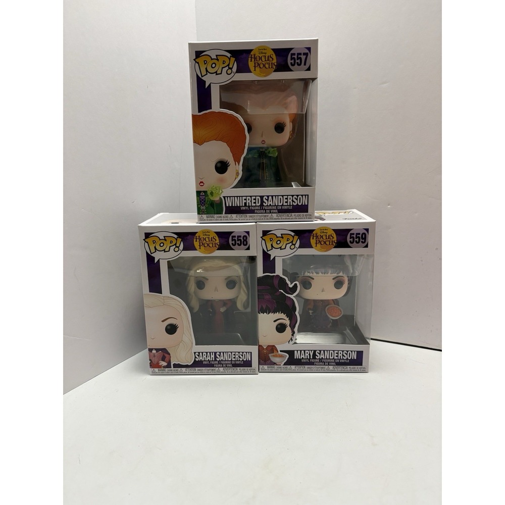 Funko Pop!: Hocus Pocus - Winifred, Sarah &‎ Mary Sanderson #557 #558 #559